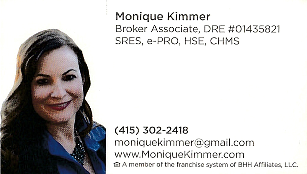 Monique Kimmer, SRES Agent, DRE #01435821